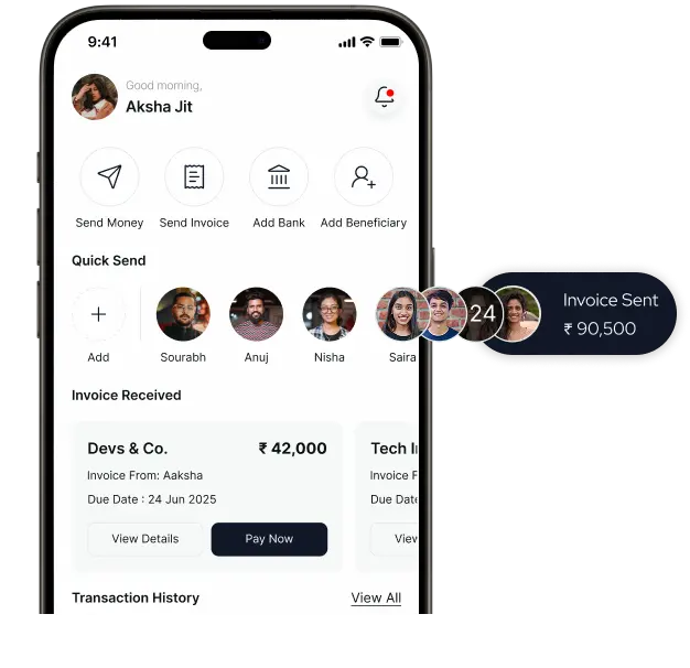 Paymorz app on phone